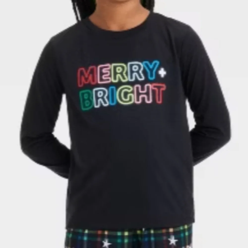 NWT Cat&Jack Merry+Bright Pajamas